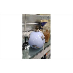 PIED DE LAMPE BOULE BLEU...