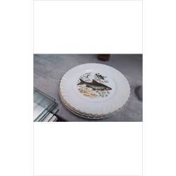 ASSIETTES POISSON X4 
