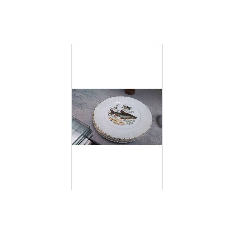 ASSIETTES POISSON X4 