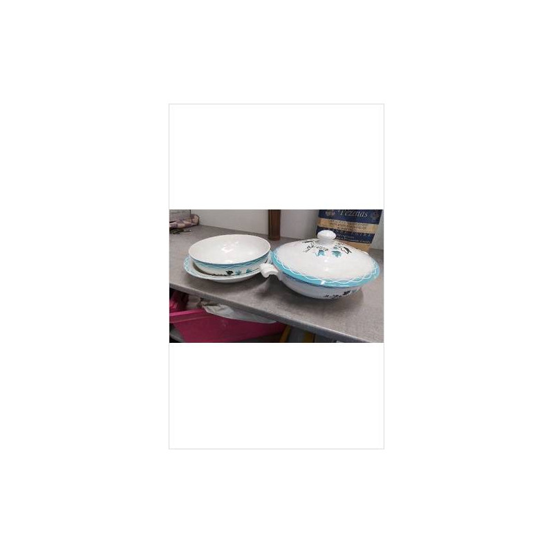 PLATS + SOUPIERE SARREGUEMINES MOD. ALBERT
