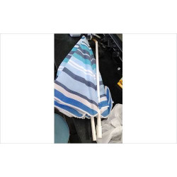 PARASOL RAYE BLEU 