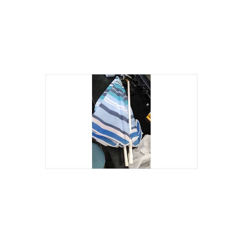 PARASOL RAYE BLEU 
