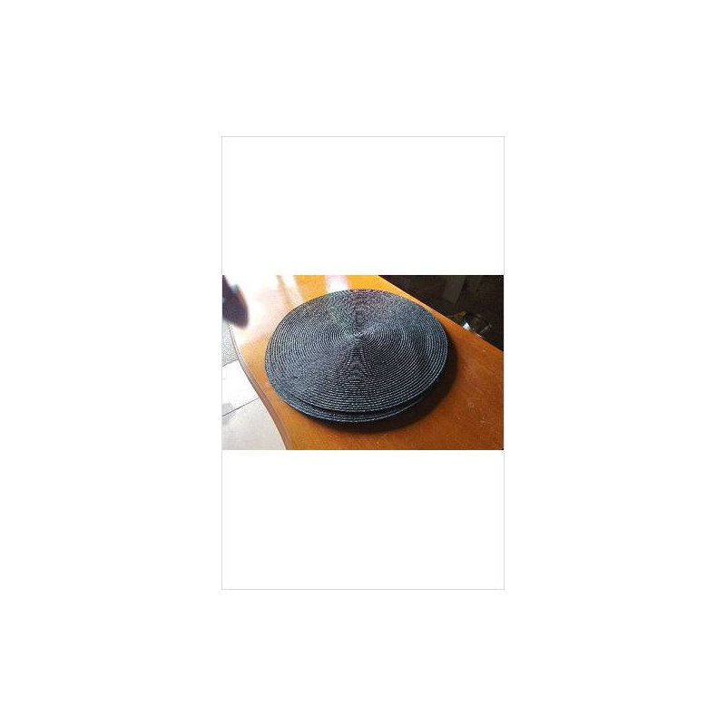 SET DE TABLE ROND NOIR LE LOT