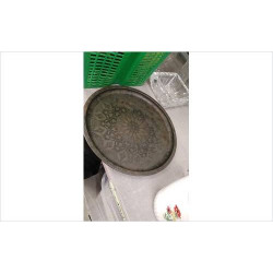 PLATEAU ROND METAL 