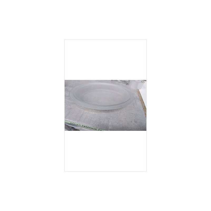 PLAT VERRE OVALE 