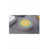ASSIETTES COULEUR X2 