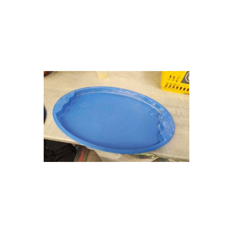 PLATEAU BLEU PLASTIQUE 