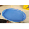 PLATEAU BLEU PLASTIQUE 