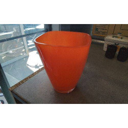 VASE VERRE ORANGE 
