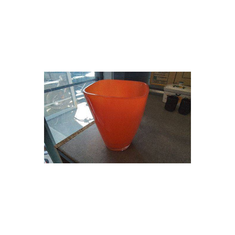 VASE VERRE ORANGE 