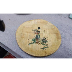 ASSIETTE DECO BOIS 