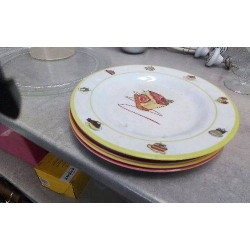 ASSIETTES PLASTIQUES X5  
