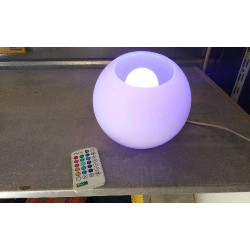 LAMPE A POSER - BOULE MULTICOLORE 