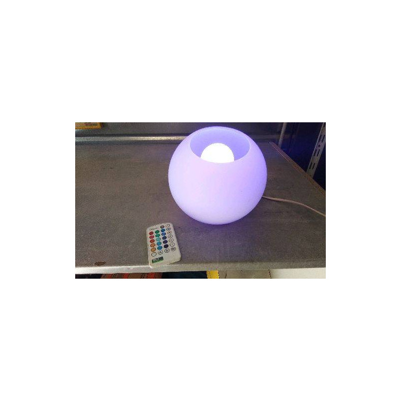 LAMPE A POSER - BOULE MULTICOLORE 