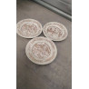 ASSIETTES DESSERT X3