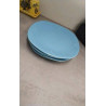 ASSIETTES DESSERT BLEUES X4