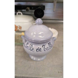 POUBELLE DE TABLE BLEUE 