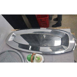 PLAT INOX OVALE 