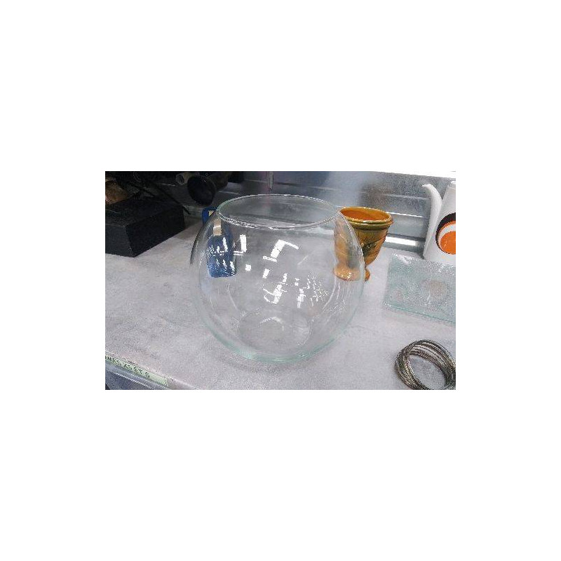 VASE BOULE VERRE 