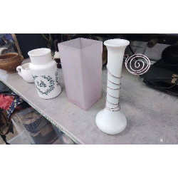 VASE BLANC SPIRALE