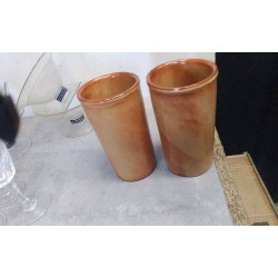 VASE PM MARRON