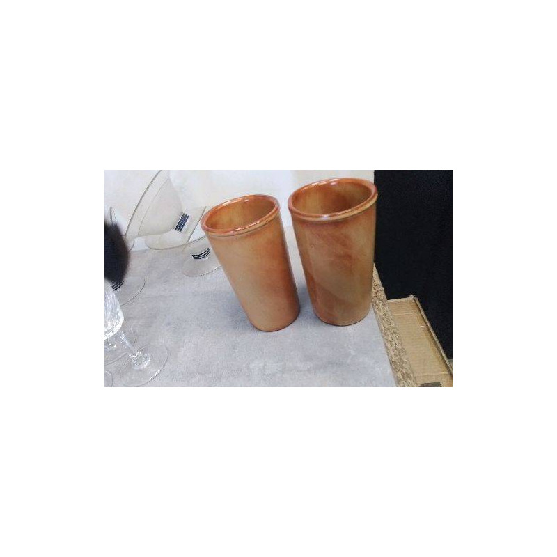 VASE PM MARRON