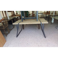TABLE STYLE INDUS / BOIS -...