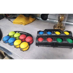 BOULE DE PETANQUE PLASTIQUE...