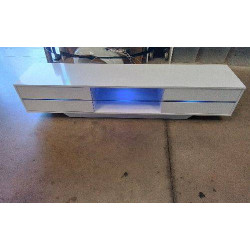 MEUBLE TELE LAQUE LUMINEUX 
