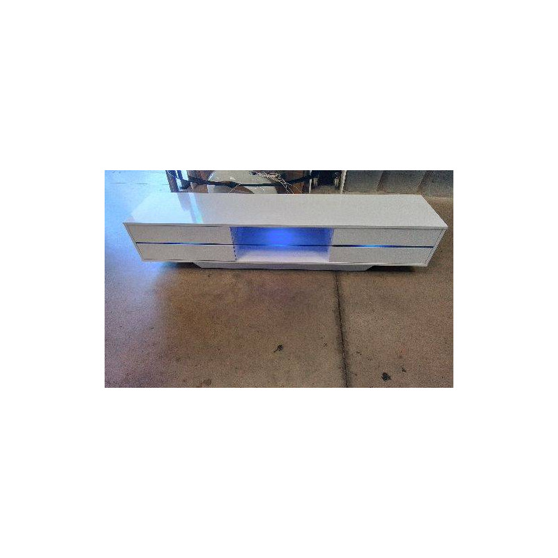 MEUBLE TELE LAQUE LUMINEUX 