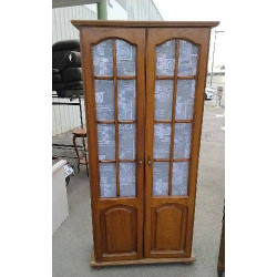 VITRINE CHENE 2 PORTES...