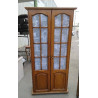VITRINE CHENE 2 PORTES VITREES 