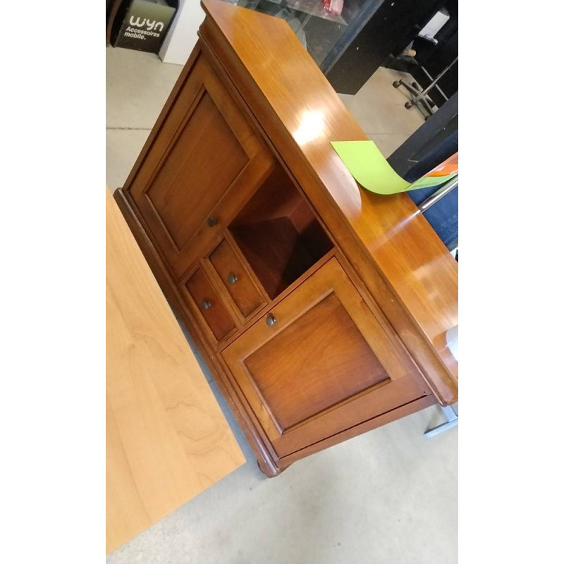 MEUBLE MERISIER 2 PORTES 2 TIROIRS 