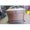 COMMODE 4 TIROIRS DESSUS MARBRE - EN L’ÉTAT 