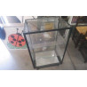MEUBLE ETAGERE METAL VERRE 