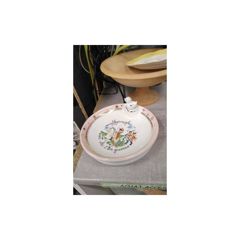 ASSIETTE ENFANT PORCELAINE 