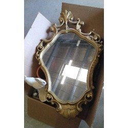 MIROIR DORE