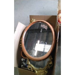 MIROIR OVALE PLASTIQUE 