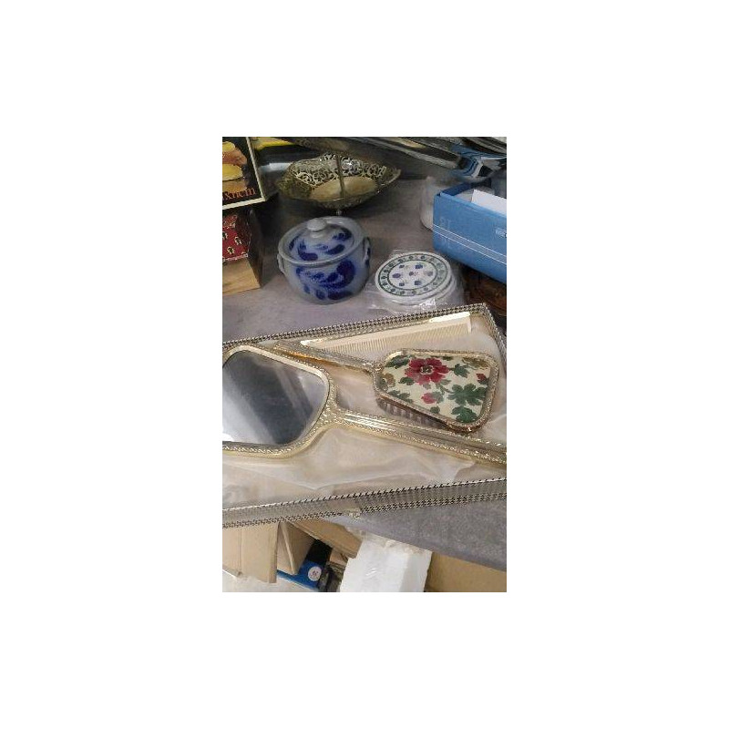 MIROIR + BROSSE DOREE