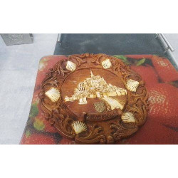 ASSIETTE DECO MONT ST MICHEL 