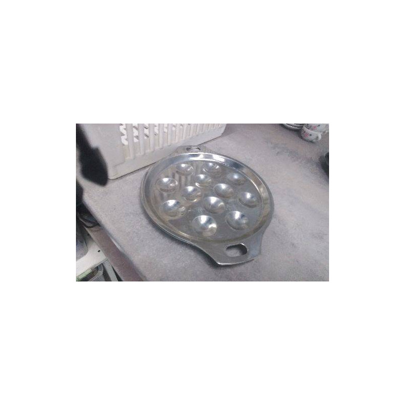 ASSIETTES ESCARGOTS INOX X2 