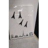 TABLEAU MAGNETIQUE + AIMANTS TOUR EIFFEL 