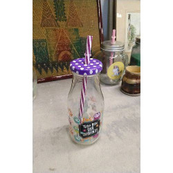 BOUTEILLE + PAILLE 