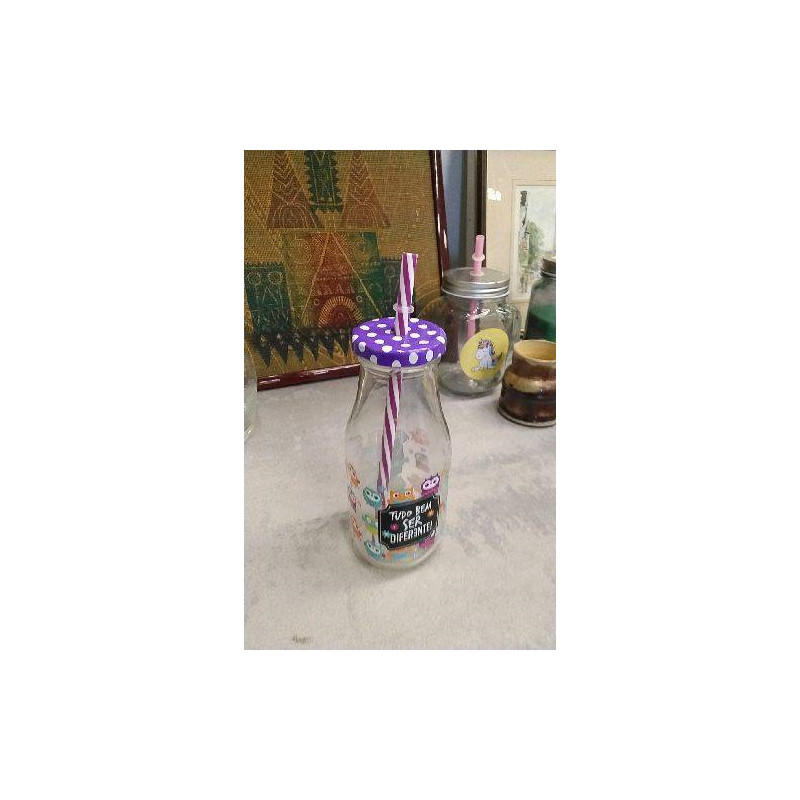 BOUTEILLE + PAILLE 