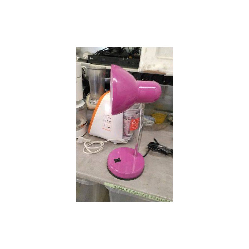 LAMPE DE BUREAU ROSE 
