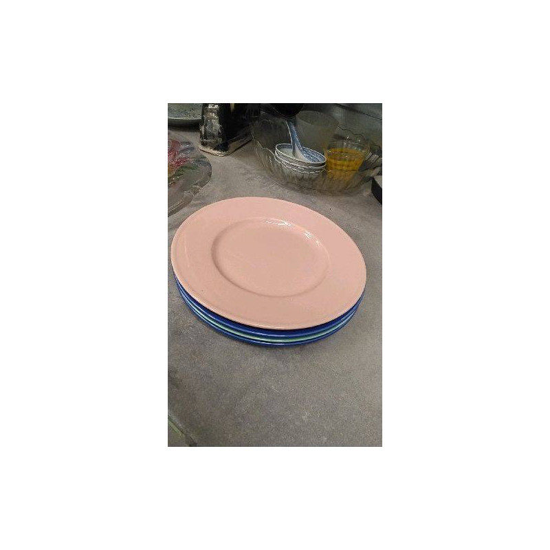ASSIETTES DESSERT COULEUR 