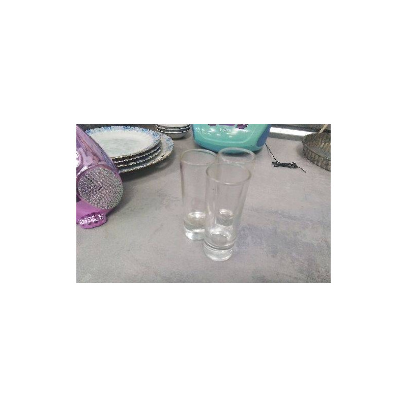 VERRES A LIQUEUR X3 