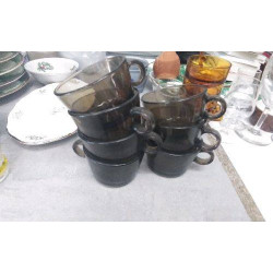 TASSES VERRE FUME 