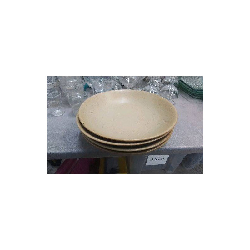 ASSIETTES CREUSES GRES X4 