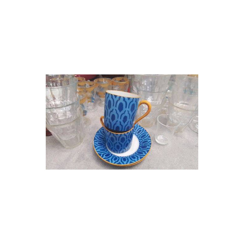 TASSES BLEUES X2 
